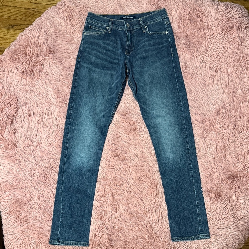 Calvin Klein Jeans Boys Blue Skinny Jeans
